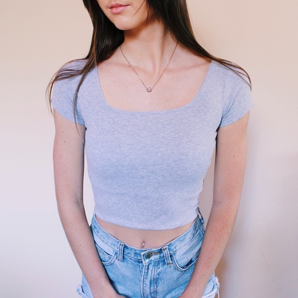 Brandy Melville Square Neck Top - Picture 1 of 3